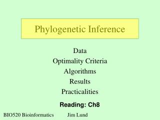 Phylogenetic Inference