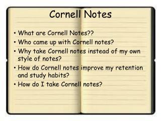 Cornell Notes