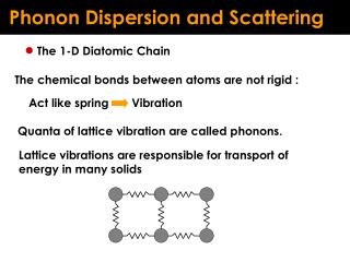 The chemical bonds between atoms are not rigid :