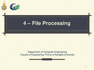 4 – File Processing