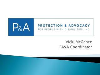 Vicki McGahee PAVA Coordinator