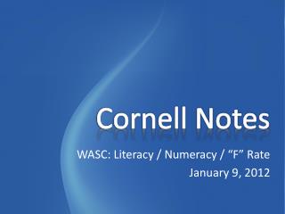 Cornell Notes