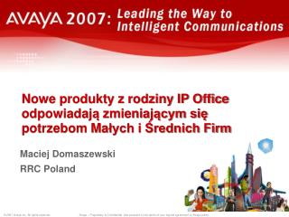 Maciej Domaszewski RRC Poland