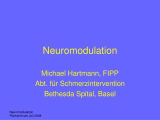 Neuromodulation