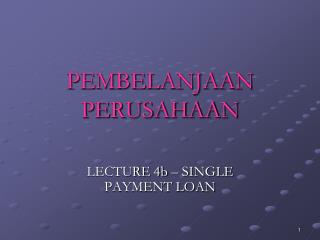 PEMBELANJAAN PERUSAHAAN