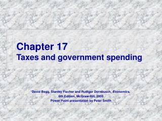 Chapter 17 Taxes and government spending