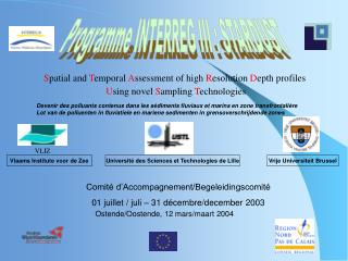 Programme INTERREG III : STARDUST
