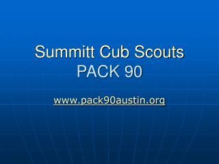 Summitt Cub Scouts PACK 90