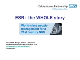 ESR:  the WHOLE story