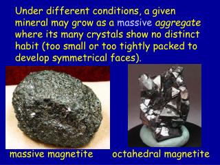 massive magnetite