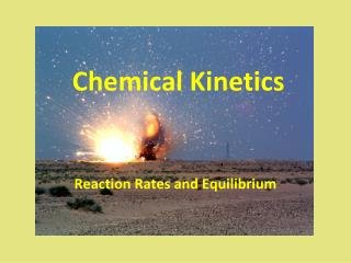 Chemical Kinetics