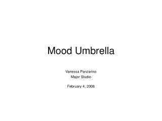 Mood Umbrella