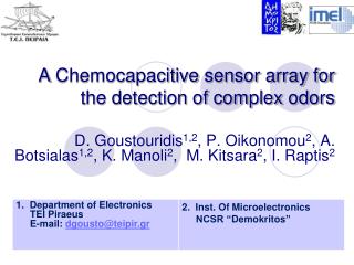A Chemocapacitive sensor array for the detection of complex odors