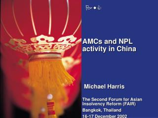 AMCs and NPL activity in China