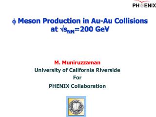 f Meson Production in Au-Au Collisions at s NN =200 GeV