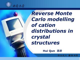 Reverse Monte Carlo modelling of cation distributions in crystal structures