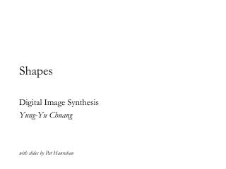 Shapes