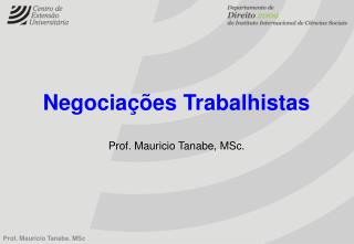 Negociações Trabalhistas