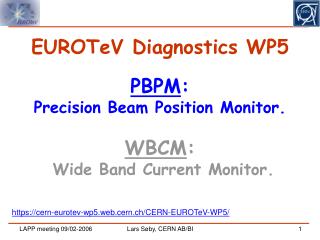 EUROTeV Diagnostics WP5