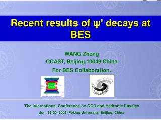 Recent results of ψ' decays at BES