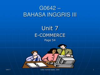 G0642 – BAHASA INGGRIS III