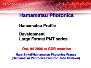 Hamamatsu Photonics