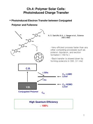 Ch.4: Polymer Solar Cells: Photoinduced Charge Transfer