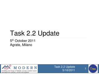 Task 2.2 Update