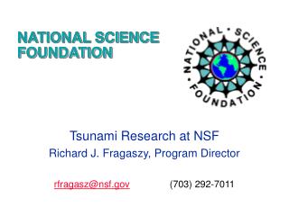 NATIONAL SCIENCE FOUNDATION