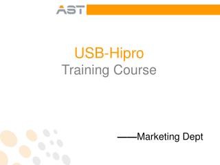 USB-Hipro Training Course