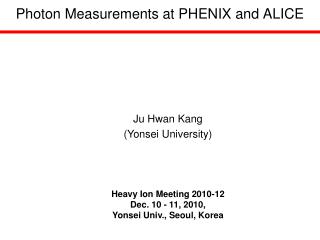 Photon Measurements at PHENIX and ALICE