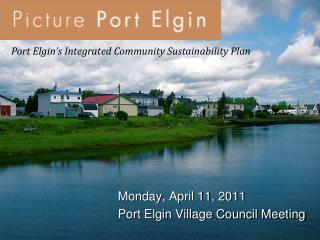 Port Elgin’s Integrated Community Sustainability Plan