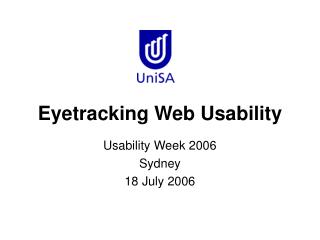 Eyetracking Web Usability