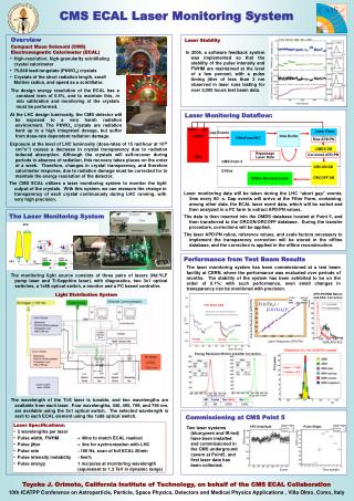 CMS ECAL Laser Monitoring System