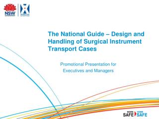 The National Guide – Design and Handling of Surgical Instrument Transport Cases