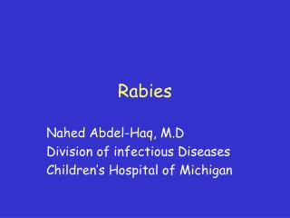 Rabies