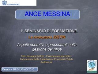 I° SEMINARIO DI FORMAZIONE