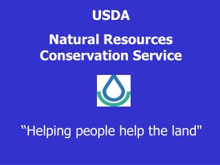 USDA Natural Resources Conservation Service