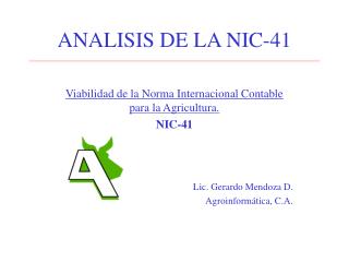 ANALISIS DE LA NIC-41