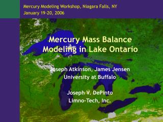 Mercury Mass Balance Modeling in Lake Ontario