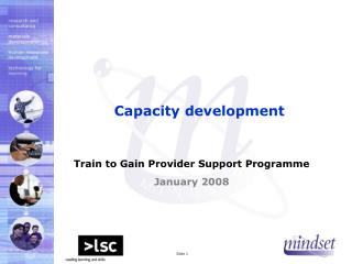 Capacity development