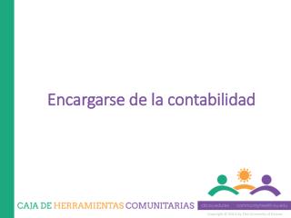 Encargarse de la contabilidad