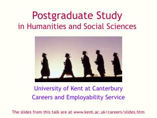 Postgraduate Study in Humanities and Social Sciences