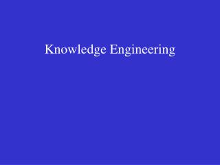 Knowledge Engineering