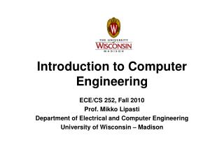 Introduction to Computer Engineering