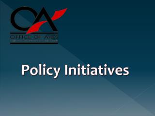 Policy Initiatives