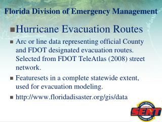 Hurricane Evacuation Routes