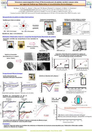 Structures nanocomposites à base d’électrocatalyseurs de platine enrobés conçues selon