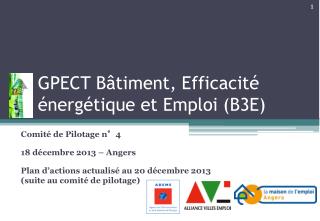 GPECT Bâtiment, Efficacité énergétique et Emploi (B3E)