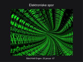 Elektroniske spor